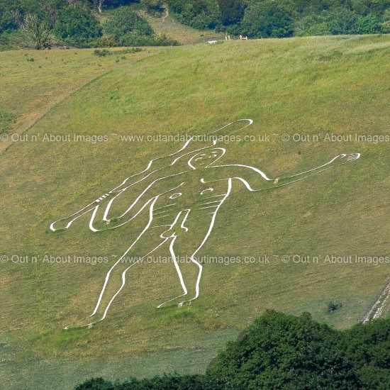 Cerne Abbas Giant Greeting card D1-071 (8908)
