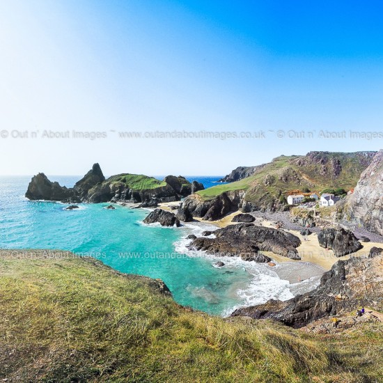 Kynance Cove Cornwall Greeting card D2-007 (9608)