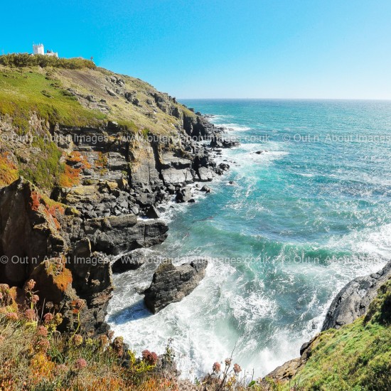 Lizard Point Cornwall Greeting card D2-004 (9578)